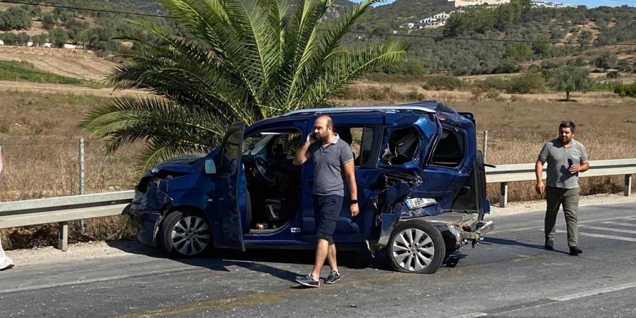 Milas Kemikler Mevkiinde Zincirleme Trafik Kazası