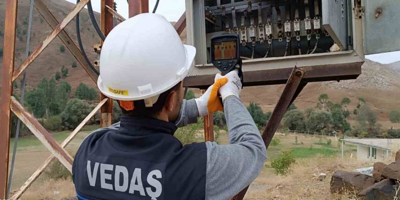 Vedaş’tan Termal Kamerayla Bakım Onarım Çalışması