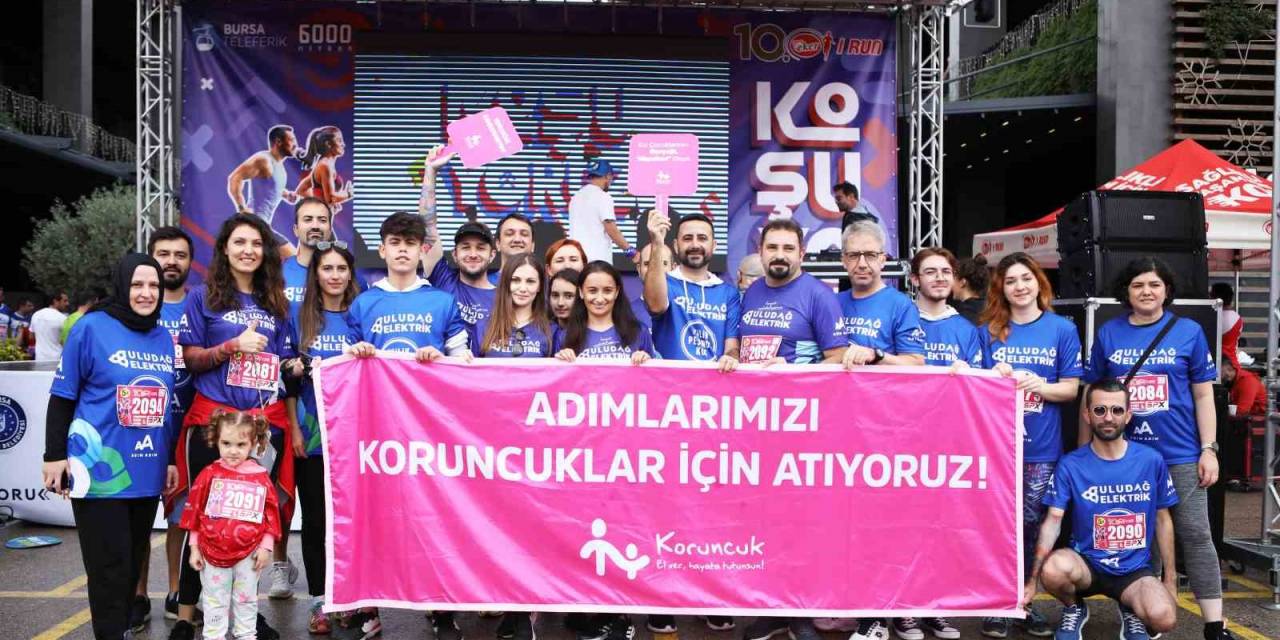 Uludağ Elektrik Koşu Takımı ‘Hayalim Okul’ Projesi İçin Koştu