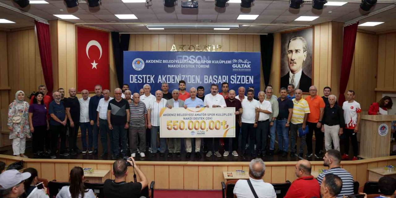 Akdeniz Belediyesinden Amatör Spora Destek