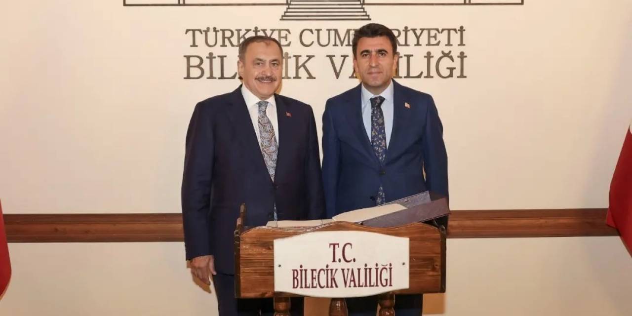 Eski Bakan Eroğlu’dan Bilecik Valiliğine Ziyaret