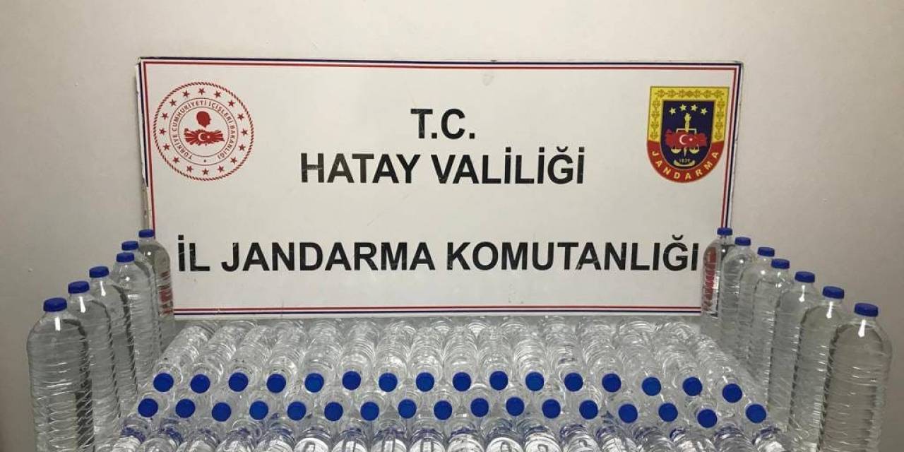 Hatay’da Kaçak İçki Operasyonu