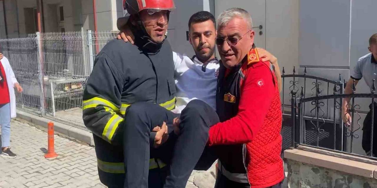 Niğde’de 112 Personelinden Gerçeği Aratmayan Yangın Tatbikatı