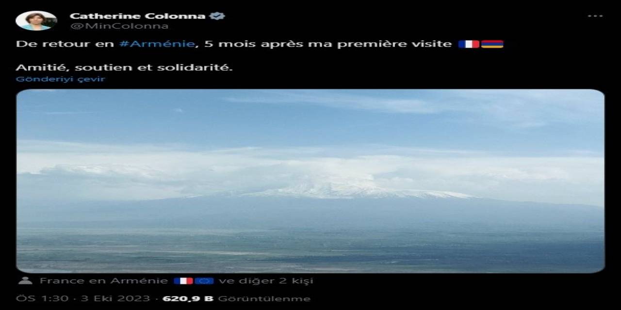 Fransa Dışişleri Bakanı Colonna: "Fransa, Savunmasını Sağlayabilmesi İçin Askeri Teçhizatın Ermenistan’a Teslim Edilmesi Konusunda Anlaşmaya Vardı"