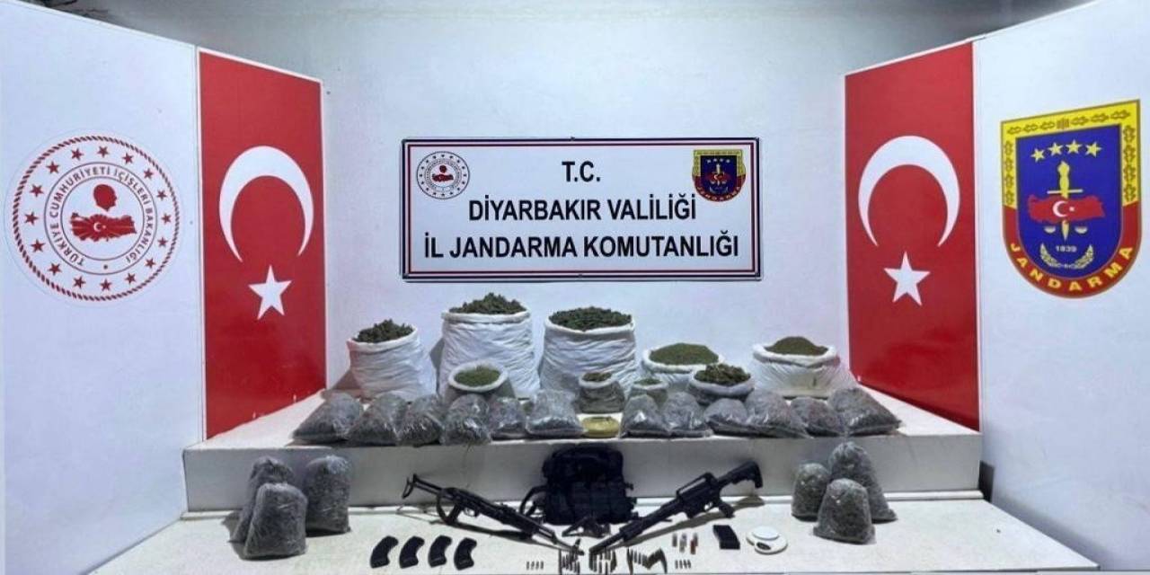 Lice’de Düzenlenen Operasyonlarda Uyuşturucu Madde Ve Silah Ele Geçirildi