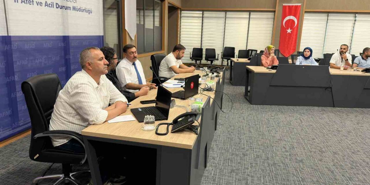 Bingöl’de İl Afet Risk Azaltma Planı Toplantısı Yapıldı