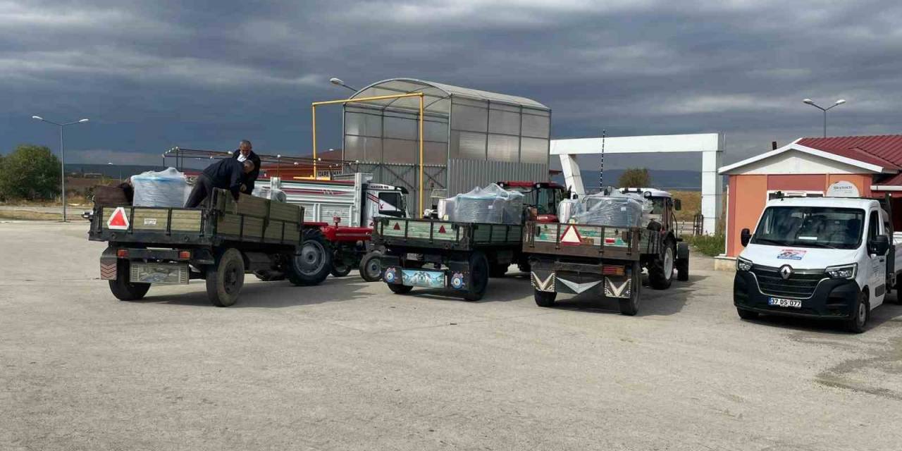 Süt Soğutma Tankları Hak Sahiplerine Teslim Edildi