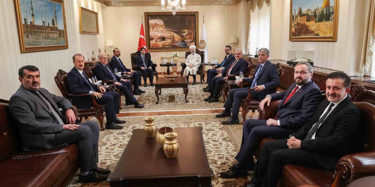 Bakanlıklararası Hac Ve Umre Kurulu, Diyanet İşleri Başkanı Erbaş’ın Başkanlığında Toplandı