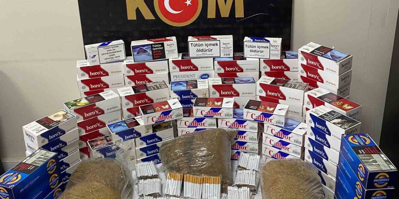 Düzce’de 24 Binden Fazla Dolu Ve Boş Makaron Ele Geçirildi