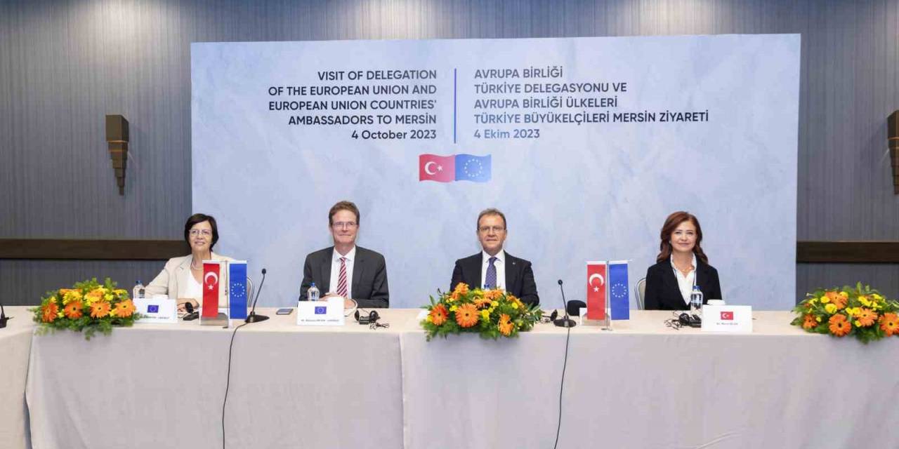 Meyer-landrut: "Türkiye’yi Desteklemeye Devam Edeceğiz, Bu Dönüşümde Mersin’e De Destek Vermeye Devam Edeceğiz"