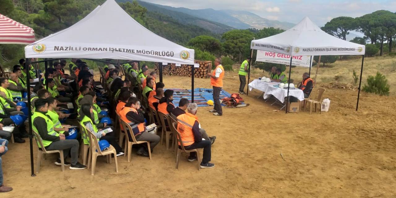 Nazilli Orman İşletme Müdürlüğü Ekipleri Tatbikata Katıldı
