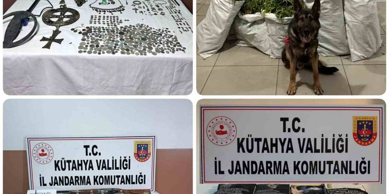 Kütahya’da Jandarmanın Kaçakçılık Ve Uyuşturucu Operasyonları