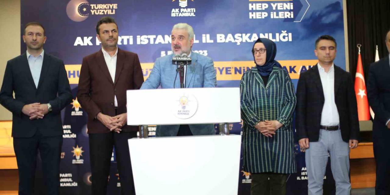 Ak Parti İstanbul İl Başkanı Kabaktepe, “Partimiz 2019 Yılının Ötesinde Daha Büyük Bir Başarıyla 2024 Seçimlerinden De Çıkacaktır”