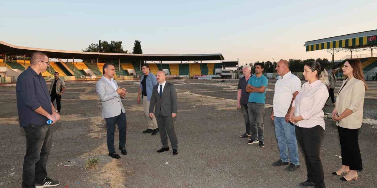 Adıyaman Atatürk Stadyumunda Bakım Ve Onarım Çalışmaları Başlıyor