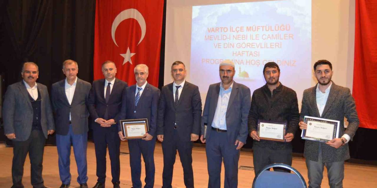 Varto’da “Mevlid-i Nebi İle Camiler Ve Din Görevlileri Haftası” Etkinliği