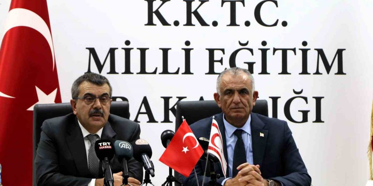 Milli Eğitim Bakanı Tekin, Kktc’li Mevkidaşı Çavuşoğlu İle Görüştü