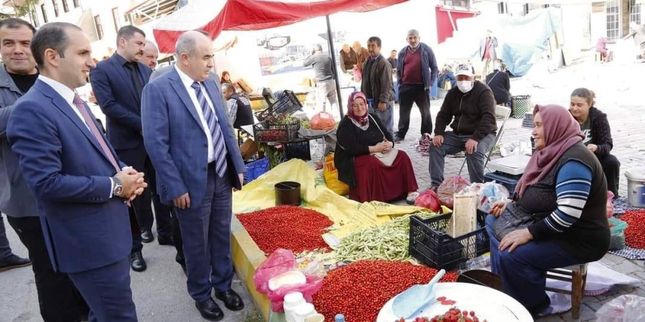 Vali Dağlı, Esnaf Ve Vatandaşlarla Bir Araya Geldi