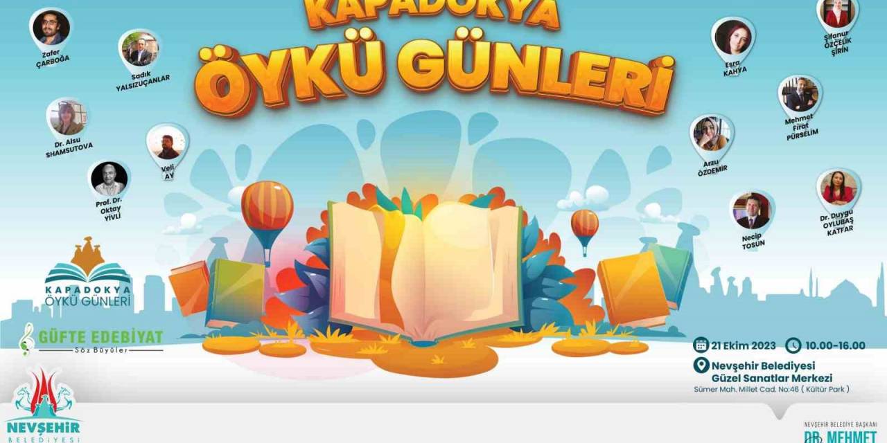 Kitapseverler ‘Kapadokya Öykü Günleri’nde’ Buluşacak