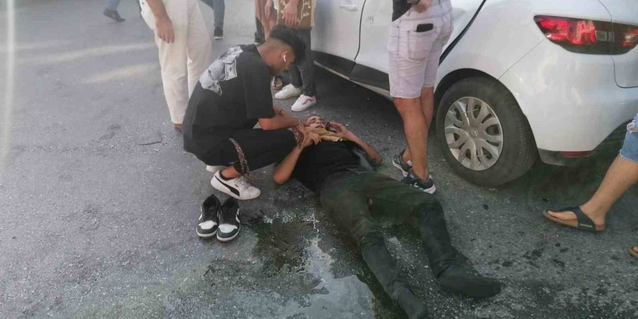 Kaskını Kafasında Değil Yanında Taşıyan Sürücü Ölümden Döndü