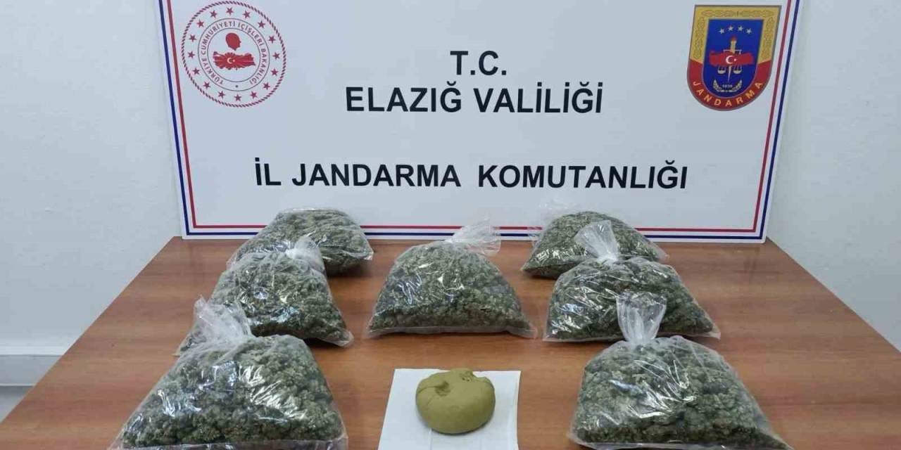 Elazığ’da Uyuşturucu Madde Taşıyan 4 Kişi Tutuklandı
