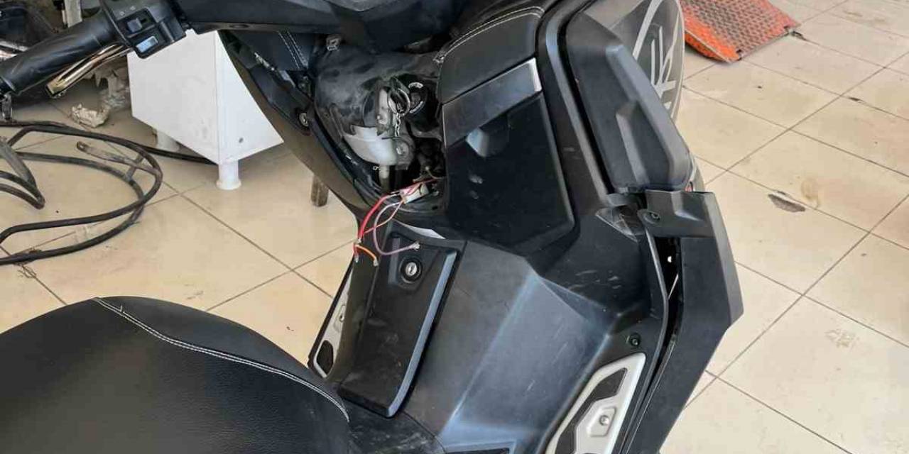 Kaza Yerinden Çalınan Motosiklet Bulundu