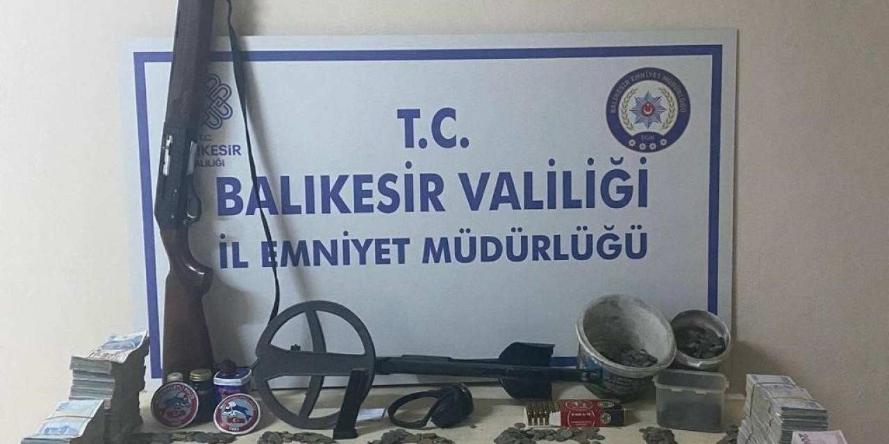 Erdek’te Tarihi Eser Operasyonunda 3 Kişi Yakalandı