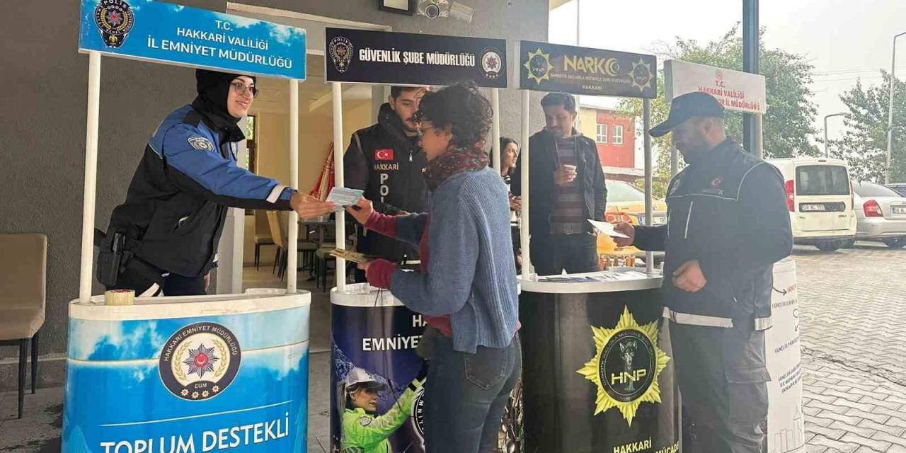 Hakkari Polisinden Öğrencilere Uyuşturucu Uyarısı