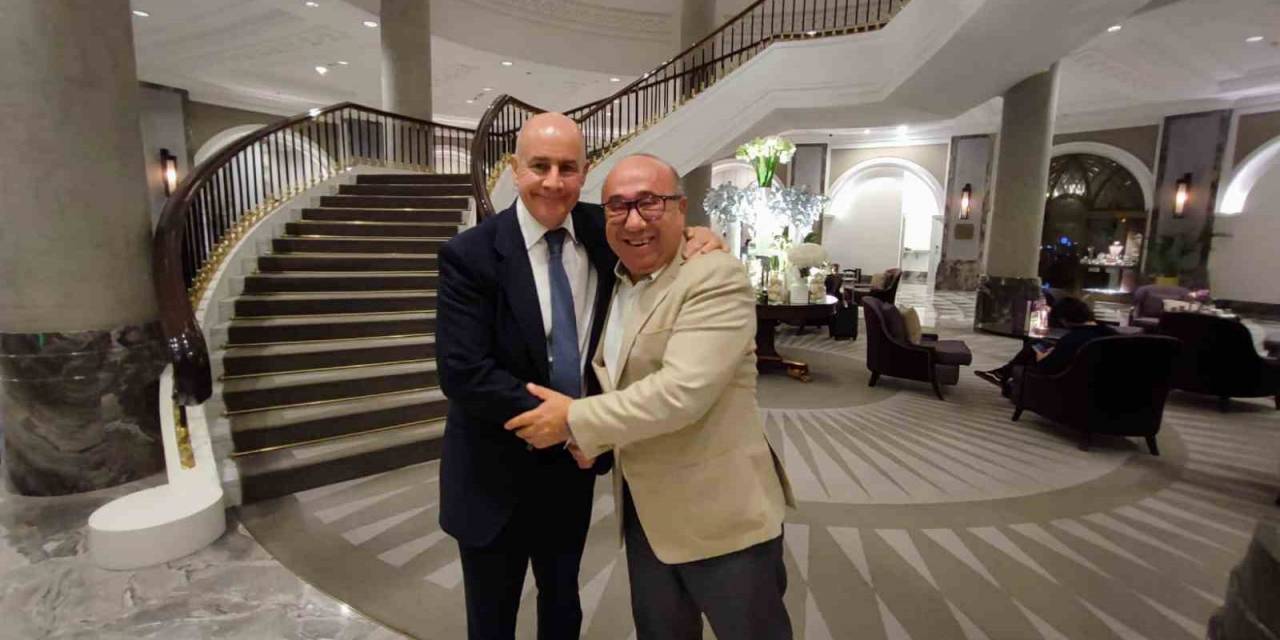 Türkiye Kayak Federasyonu Başkanı Ali Oto, Fıs Başkanı Eliach İle Görüştü