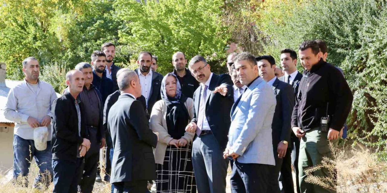 Vali Ali Çelik Çalışmaları Yerinde İnceledi