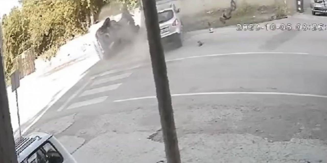 Osmaniye’de 3 Kişinin Yaralandığı Kazanın Görüntüleri Ortaya Çıktı