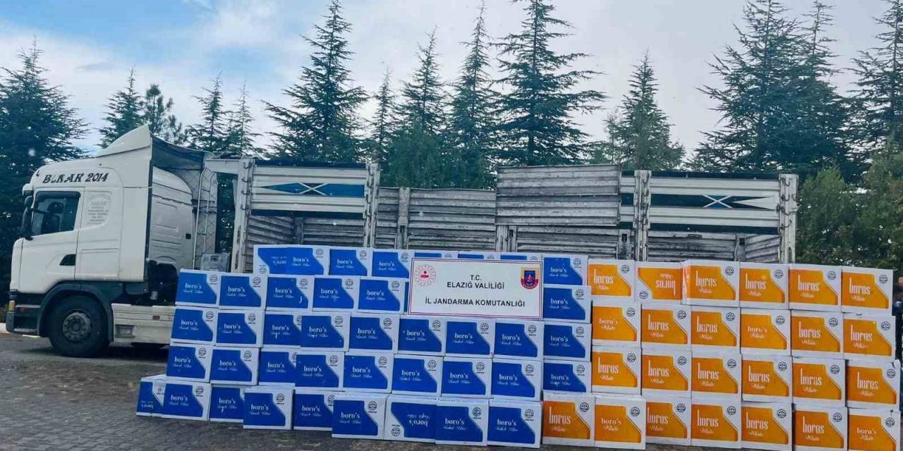 Elazığ’da 4 Milyon Kaçak Makaron Ele Geçirildi