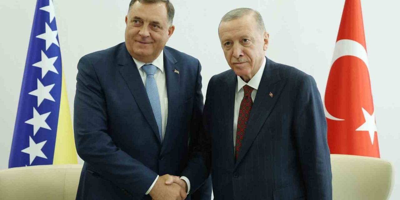 Cumhurbaşkanı Erdoğan, Bosna-hersek Devlet Başkanlığı Konseyi Sırp Üyesi Ve Bosna Hersek Sırp Kesimi Başkanı Dodik İle Görüştü