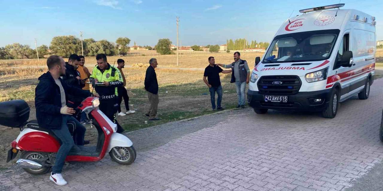 Kulu’da Motosiklet Kazası: 1 Yaralı