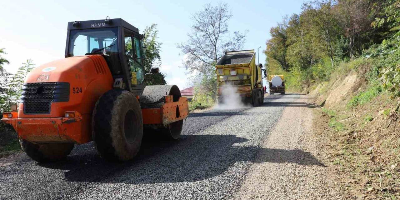 Ordu’da Asfalt Çalışmaları Sürüyor