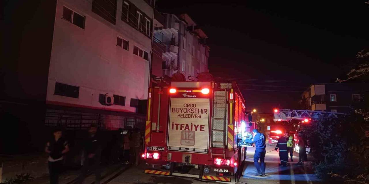 Ordu’da İş Yeri Yangını