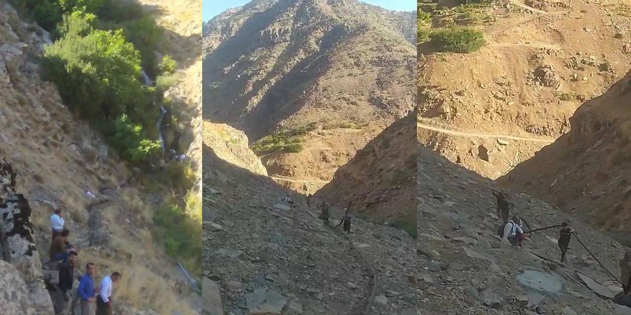 Taşbaşı Köyü Sakinlerinin Zorlu Su Mesaisi