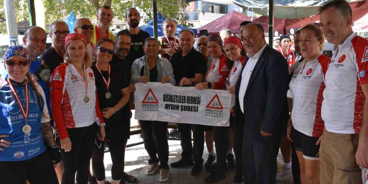 Egeli Bisikletçiler Germencik’te Buluştu