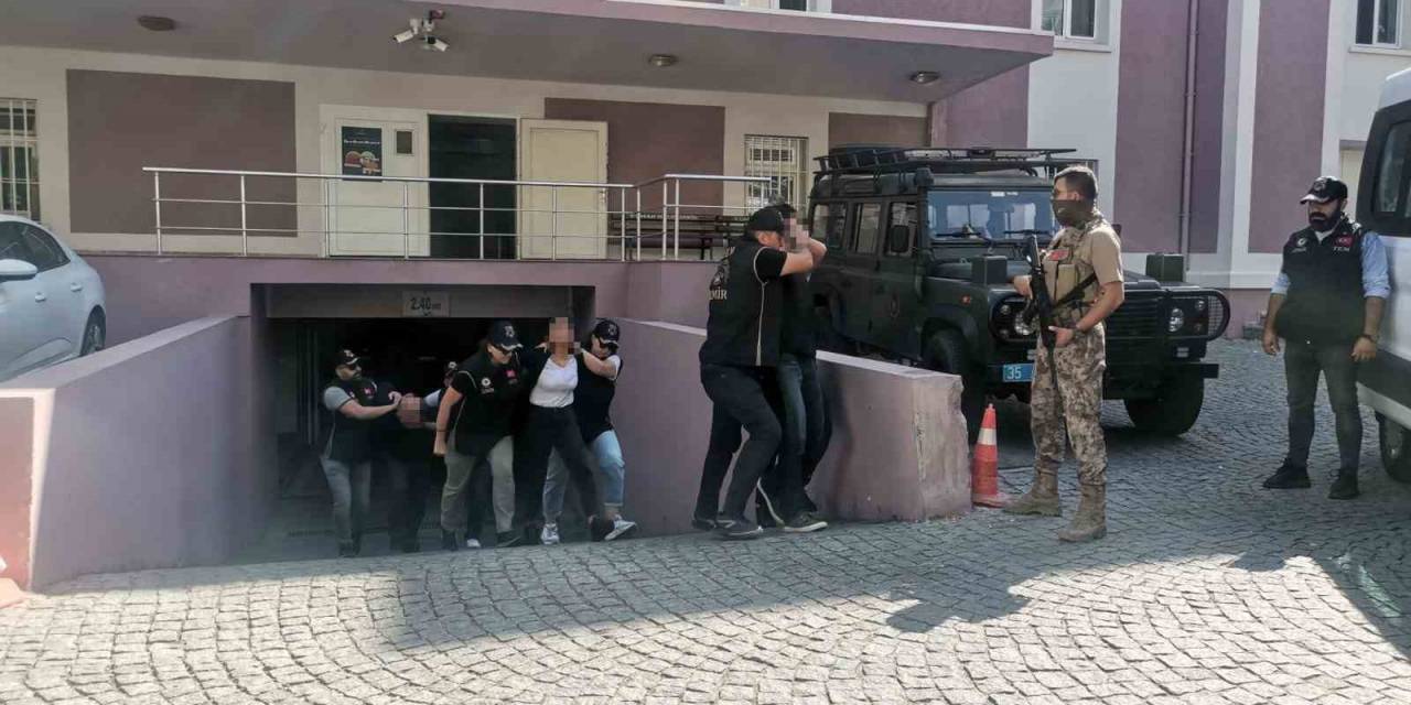 Hdp İzmir İl Eş Başkanları Ve İlçe Başkanı Adliyede