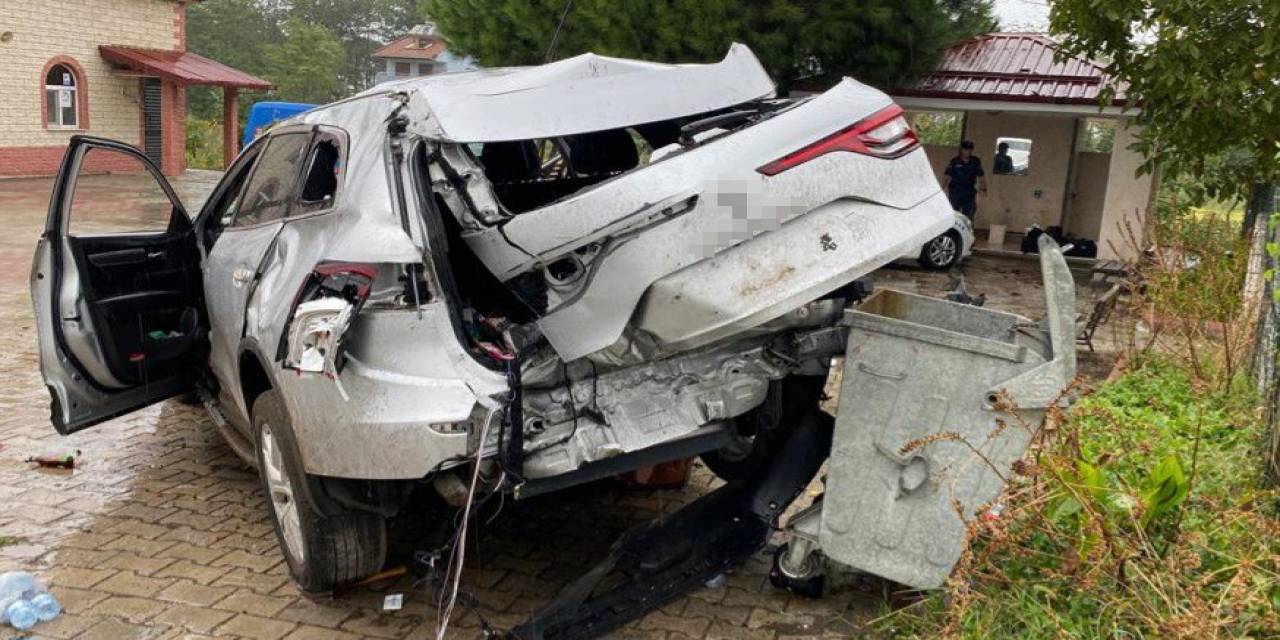 Samsun’da Otomobil Takla Attı: 3 Yaralı