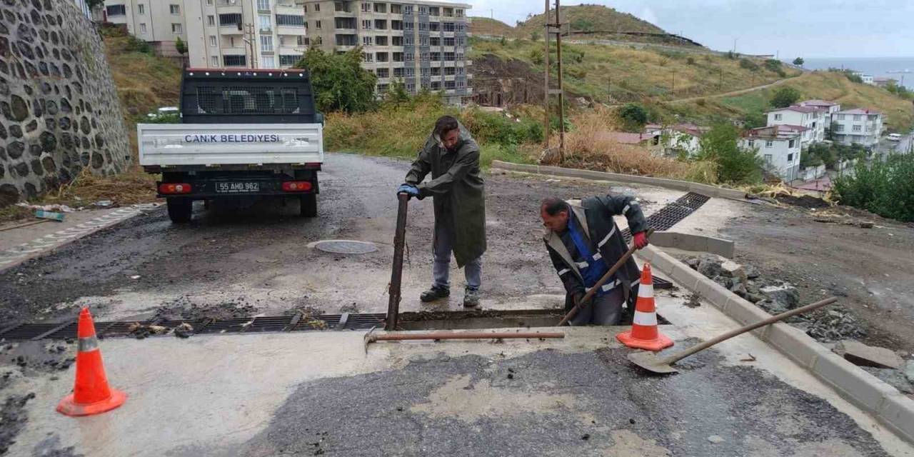 Canik’te Sağanak Teyakkuzu