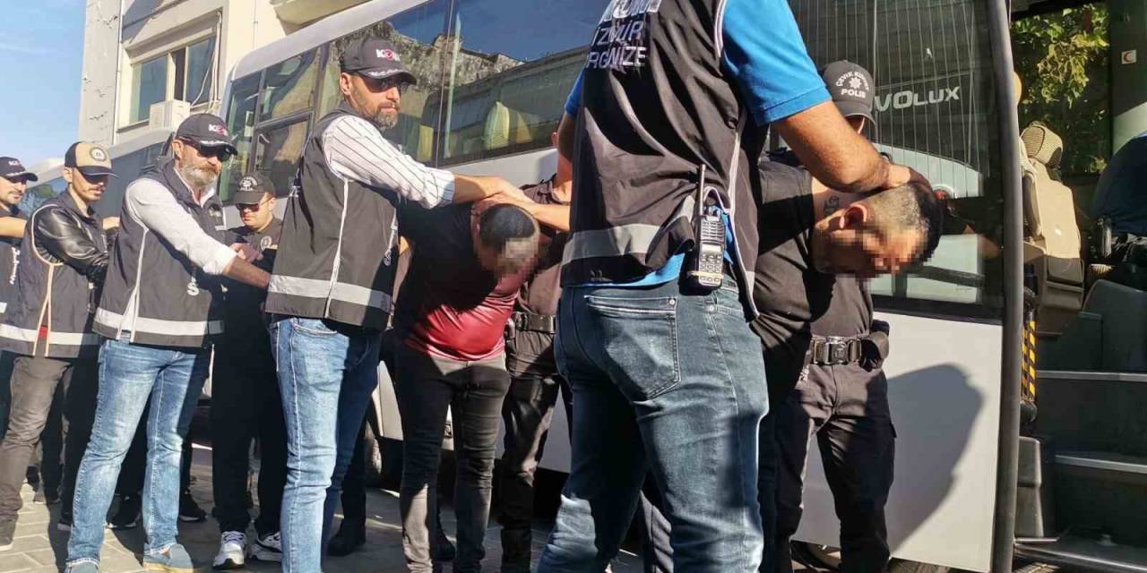 ‘Kafes Operasyonu’nun İzmir Ayağında 10 Kişi Tutuklandı