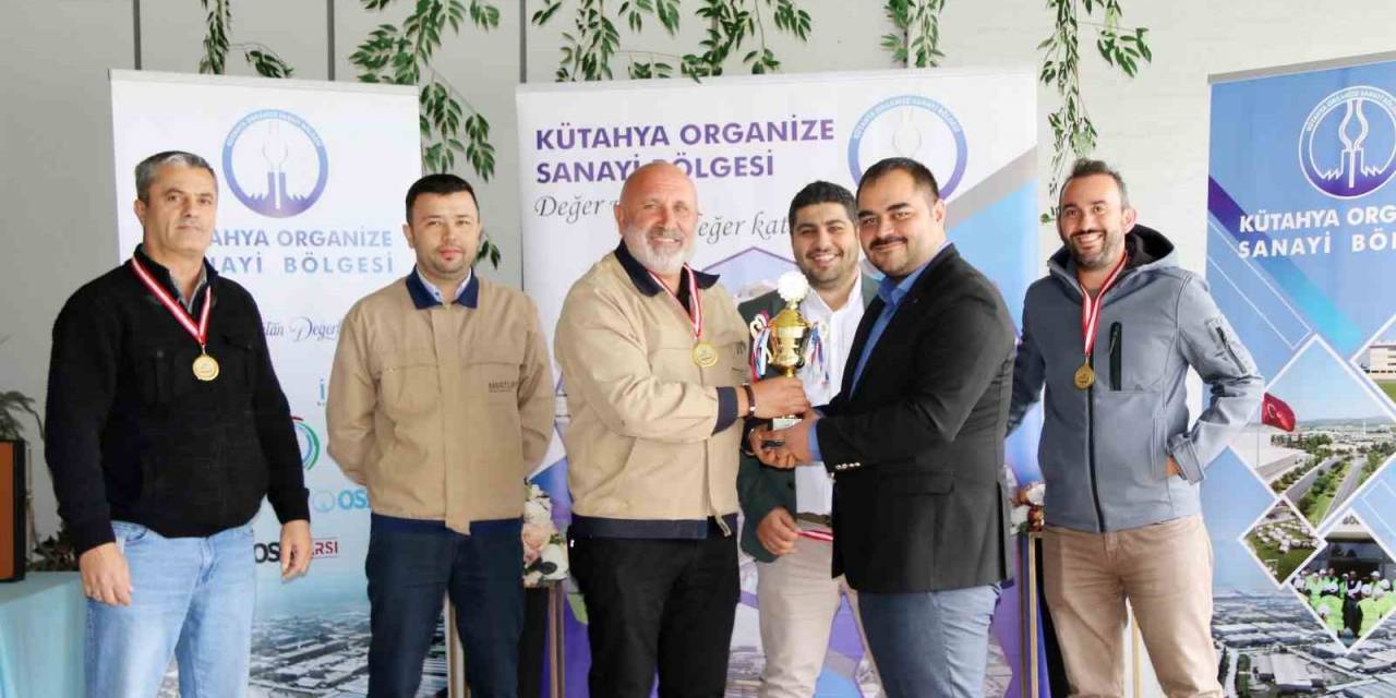 Kütahya Osb Firmalar Arası Tavla Turnuvasının Şampiyonu Belli Oldu