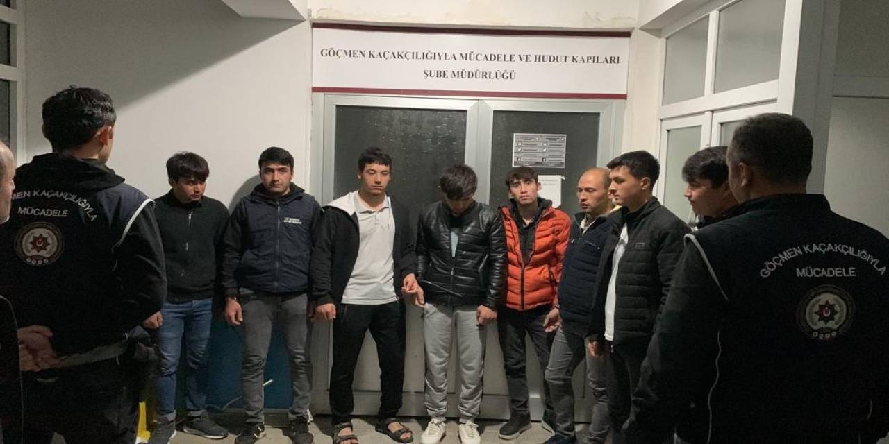 Kastamonu’da 9 Düzensiz Göçmen Yakalandı