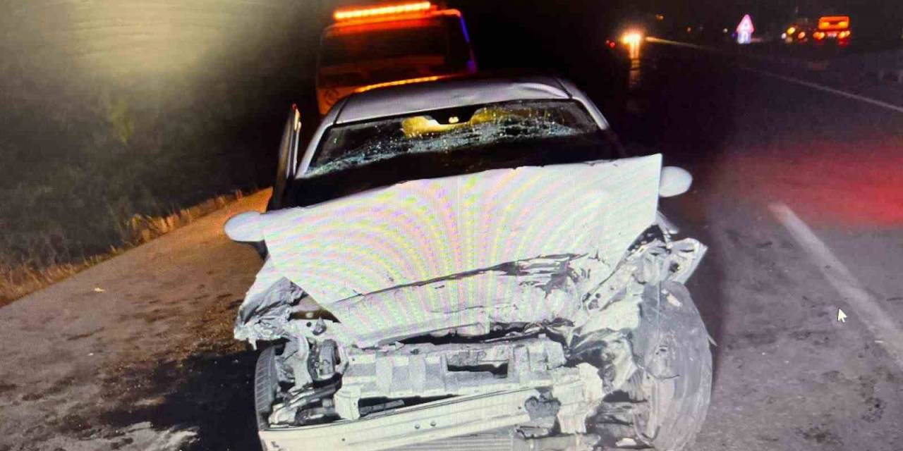 Tıra Arkadan Çarpan Otomobilin Sürücüsü Yaşamını Yitirdi