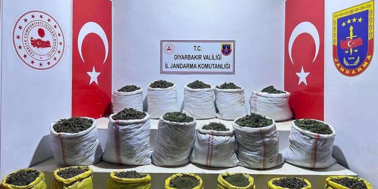 Lice Kırsalında 366 Kilogram Uyuşturucu İle 270 Bin Kök Kenevir Bitkisi Ele Geçirildi