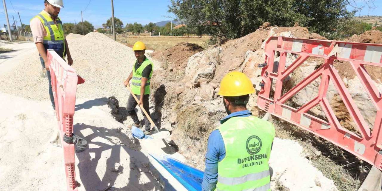 Tavas-sarıabat’a 15 Bin 250 Metre İçme Suyu Hattı