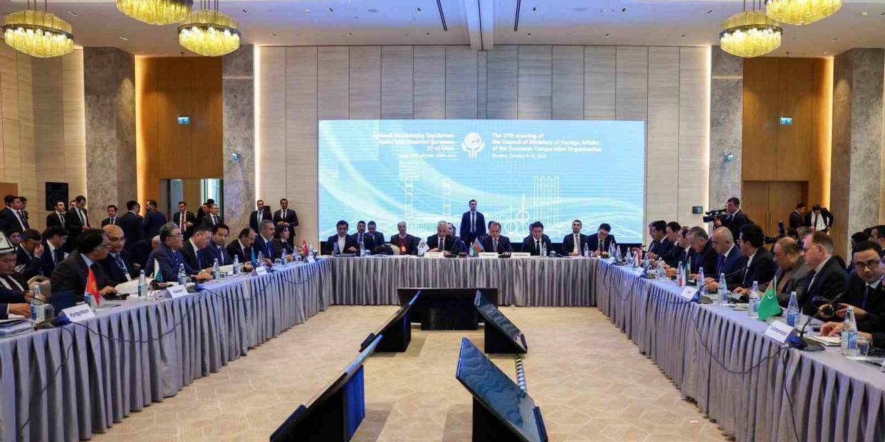 Ekonomik İşbirliği Teşkilatı Bakanlar Konseyi Şuşa’da Toplandı