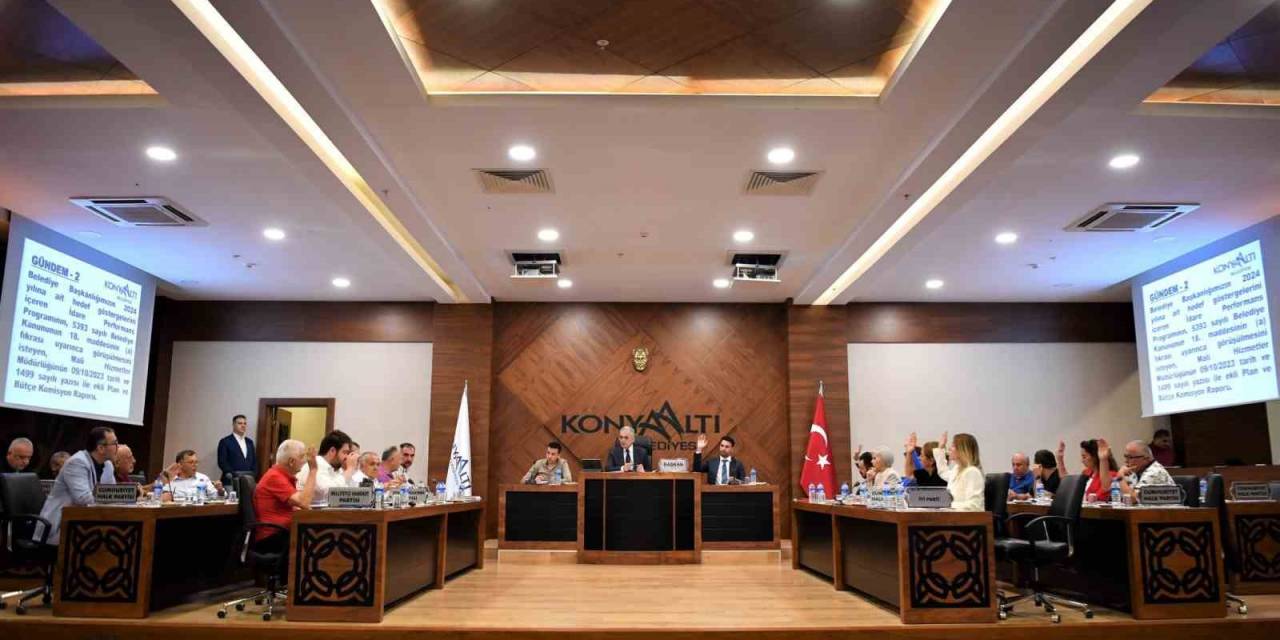 Konyaaltı’nın 2024 Bütçesi, 2 Milyar 100 Milyon Olarak Belirlendi