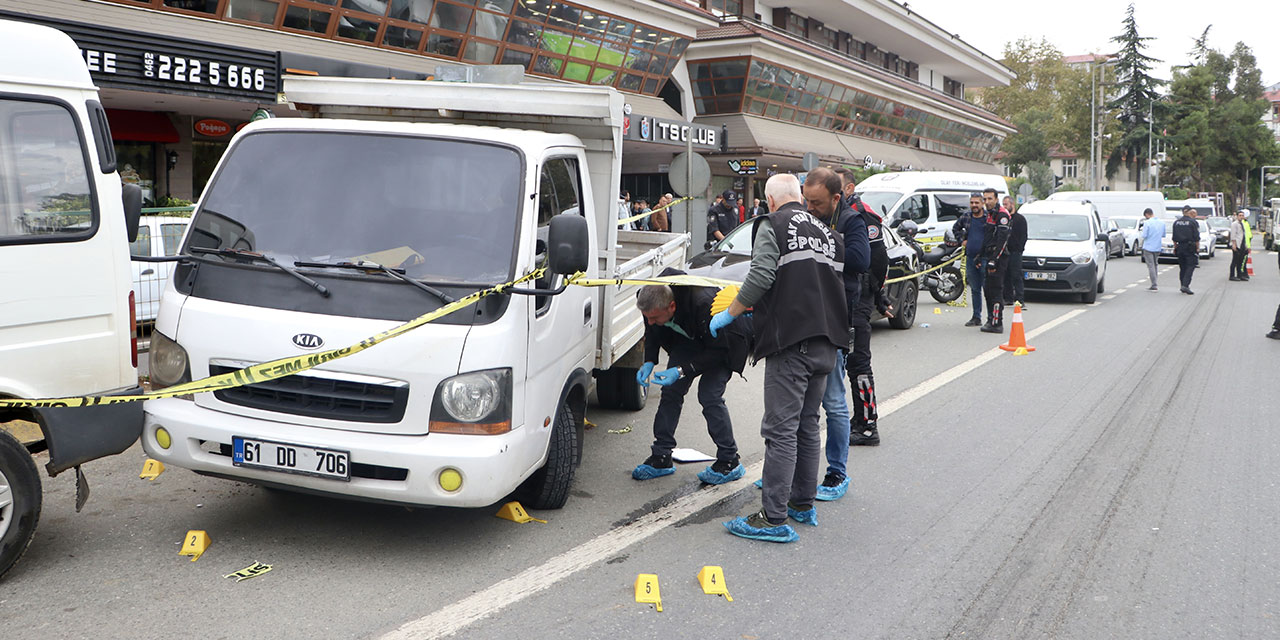 Trabzon'da silahlı saldırıya uğrayan kişi yaralandı