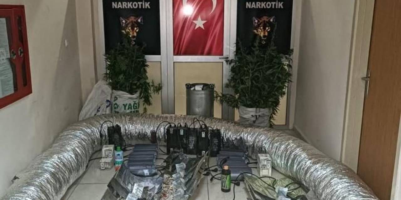 İklimlendirme Sistemiyle Hint Keneviri Üretilen Eve Operasyon: 3 Gözaltı